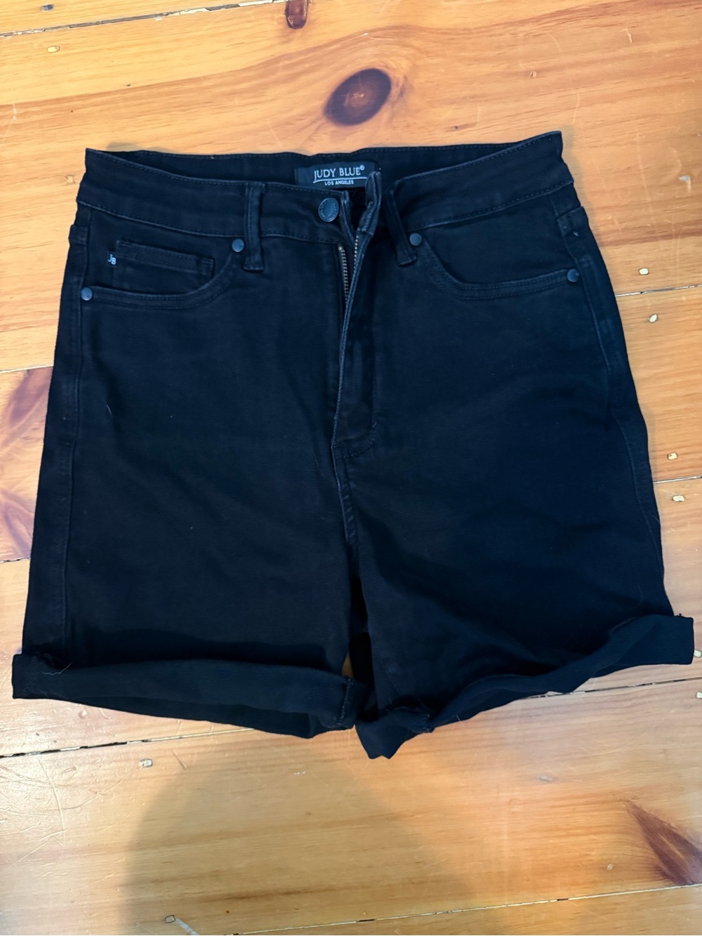Judy Blue Black Denim Shorts